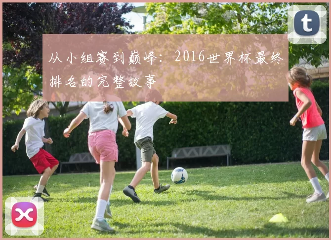 从小组赛到巅峰：2016世界杯最终排名的完整故事
